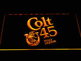 Colt 45  LED Neon Sign Electrical - Yellow - TheLedHeroes