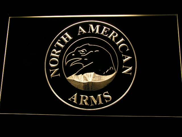 North American Arms LED Neon Sign Electrical - Yellow - TheLedHeroes