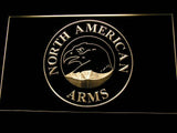 North American Arms LED Neon Sign Electrical - Yellow - TheLedHeroes
