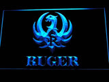 Ruger Firearms LED Neon Sign USB - Blue - TheLedHeroes