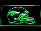 Denver Broncos Helmet LED Sign - Green - TheLedHeroes