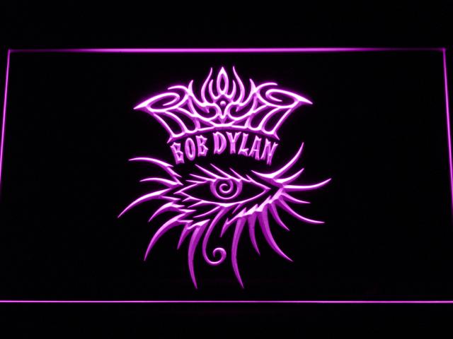 Bob Dylan LED Neon Sign Electrical - Purple - TheLedHeroes