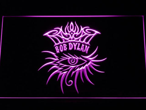 Bob Dylan LED Neon Sign Electrical - Purple - TheLedHeroes