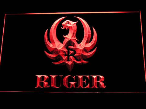 Ruger Firearms LED Neon Sign Electrical - Red - TheLedHeroes