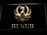 Ruger Firearms LED Neon Sign USB - Yellow - TheLedHeroes