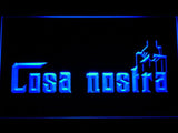 Cosa Nostra LED Neon Sign USB - Blue - TheLedHeroes