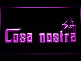 Cosa Nostra LED Neon Sign USB - Purple - TheLedHeroes