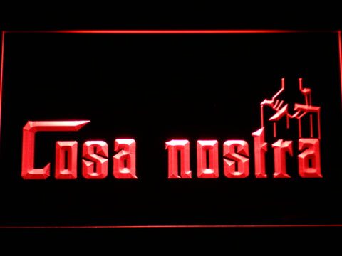FREE Cosa Nostra LED Sign - Red - TheLedHeroes