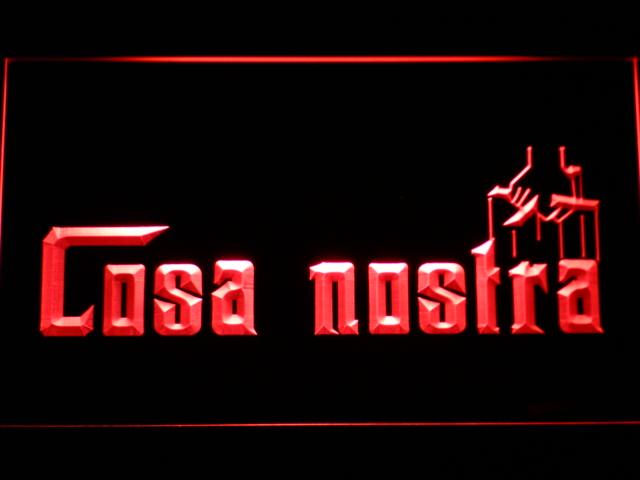 Cosa Nostra LED Neon Sign USB - Red - TheLedHeroes