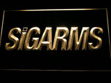 Sigarms Firearms LED Neon Sign USB - Yellow - TheLedHeroes