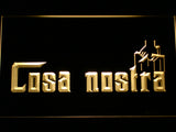 FREE Cosa Nostra LED Sign - Yellow - TheLedHeroes