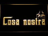 Cosa Nostra LED Neon Sign USB - Yellow - TheLedHeroes