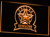 Dallas Cowboys (3) LED Neon Sign USB - Orange - TheLedHeroes