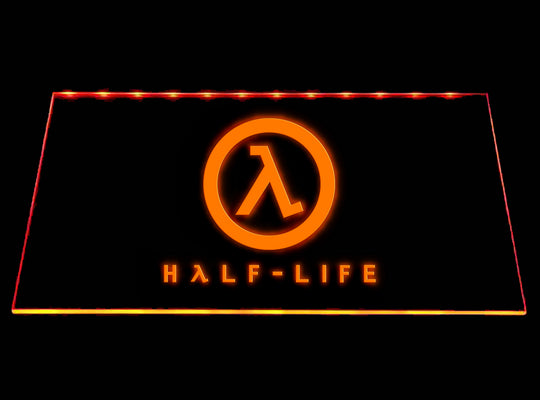 Half Life LED Sign - Orange - TheLedHeroes