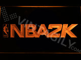 NBA 2K LED Sign - Orange - TheLedHeroes