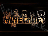 Minecraft 3 LED Neon Sign Electrical - Orange - TheLedHeroes