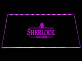 Sherlock Holmes LED Neon Sign USB - Purple - TheLedHeroes