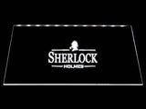Sherlock Holmes LED Neon Sign USB - White - TheLedHeroes