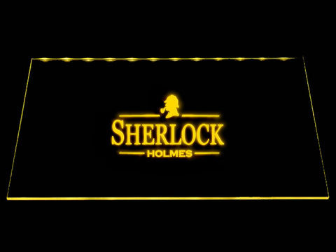 Sherlock Holmes LED Neon Sign Electrical - Yellow - TheLedHeroes