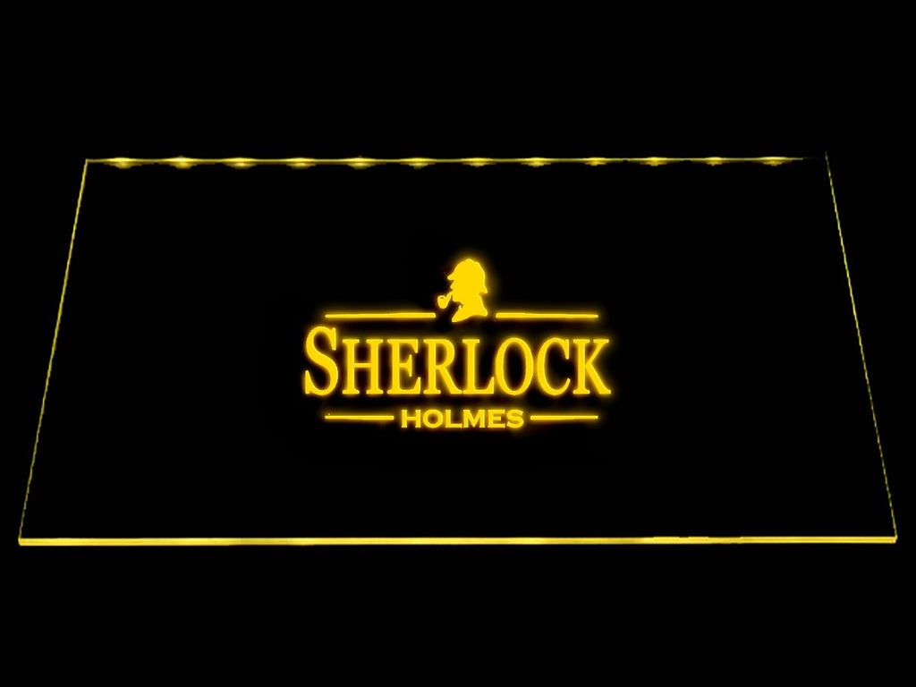 Sherlock Holmes LED Neon Sign USB - Yellow - TheLedHeroes