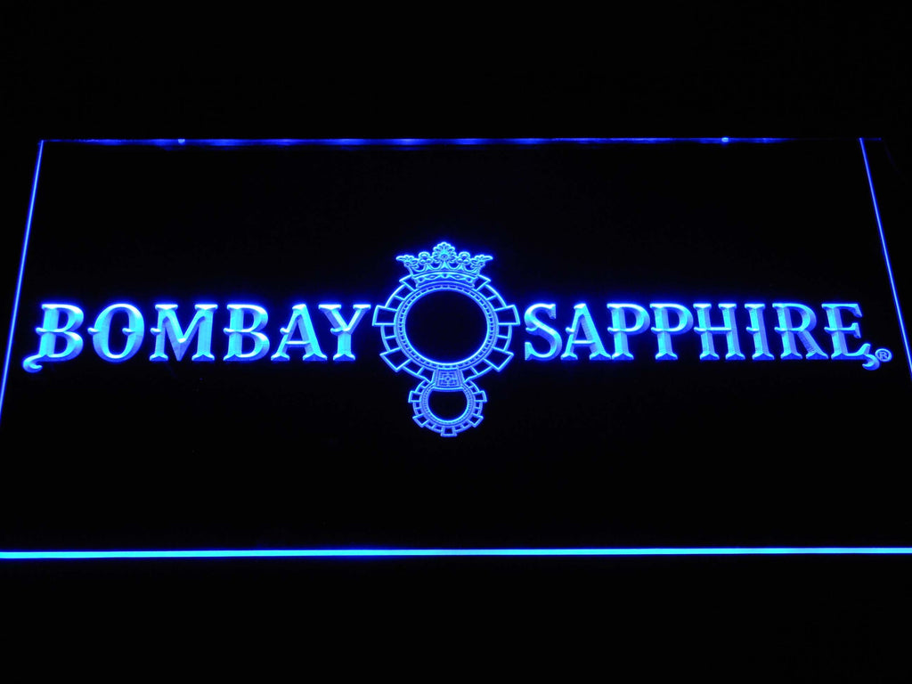 Bombay Sapphire Gin LED Neon Sign USB - Blue - TheLedHeroes
