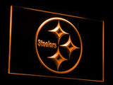 Pittsburgh Steelers (3) LED Neon Sign USB - Orange - TheLedHeroes