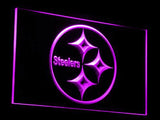 Pittsburgh Steelers (3) LED Neon Sign Electrical - Purple - TheLedHeroes