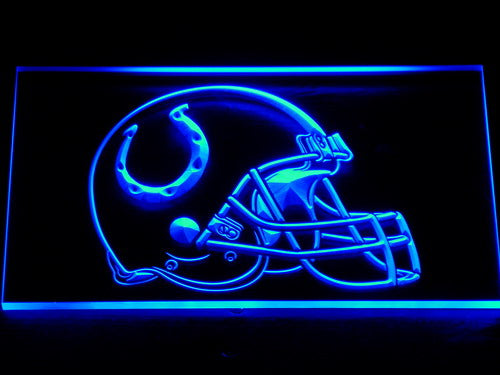 Indianapolis Colts Helmet LED Sign - Blue - TheLedHeroes