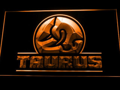 Taurus Firearms LED Neon Sign Electrical - Orange - TheLedHeroes