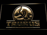 Taurus Firearms LED Neon Sign Electrical - Yellow - TheLedHeroes