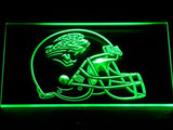 Jacksonville Jaguars Helmet LED Sign - Green - TheLedHeroes