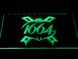 1664 Beer LED Neon Sign Electrical - Green - TheLedHeroes