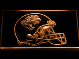 FREE Jacksonville Jaguars Helmet LED Sign - Orange - TheLedHeroes