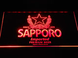Sapporo Beer LED Neon Sign USB - Red - TheLedHeroes