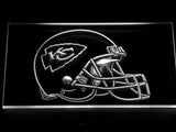 Kansas City Chiefs LED Neon Sign USB - White - TheLedHeroes