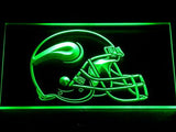 Minnesota Vikings Helmet LED Neon Sign Electrical - Green - TheLedHeroes