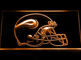 Minnesota Vikings Helmet LED Neon Sign Electrical - Orange - TheLedHeroes