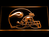 Minnesota Vikings Helmet LED Sign - Orange - TheLedHeroes
