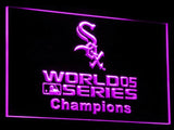 Chicago White Sox (3) LED Neon Sign Electrical - Purple - TheLedHeroes