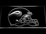 Minnesota Vikings Helmet LED Neon Sign Electrical - White - TheLedHeroes