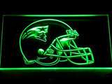 FREE New England Patriots Helmet LED Sign - Green - TheLedHeroes