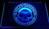 Harley Davidson 7 LED Sign - Blue - TheLedHeroes