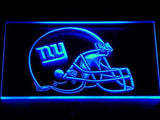 New York Giants Helmet LED Neon Sign Electrical - Blue - TheLedHeroes