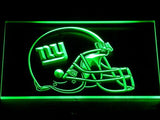 New York Giants Helmet LED Neon Sign USB - Green - TheLedHeroes
