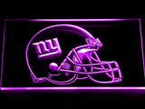 New York Giants Helmet LED Neon Sign Electrical - Purple - TheLedHeroes