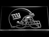 New York Giants Helmet LED Neon Sign Electrical - White - TheLedHeroes