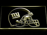 New York Giants Helmet LED Sign - Yellow - TheLedHeroes