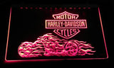 FREE Harley Davidson 8 LED Sign - Red - TheLedHeroes