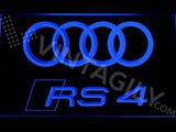 Audi RS4 LED Neon Sign Electrical - Blue - TheLedHeroes