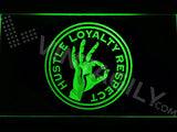 John Cena - Hustle Loyalty Respect LED Sign - Green - TheLedHeroes